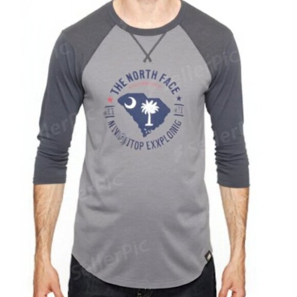 The North Face Other - The North Face Classic Fit Never Stop Exploring 3/4 Sleeve Baseball Tee Size L/G